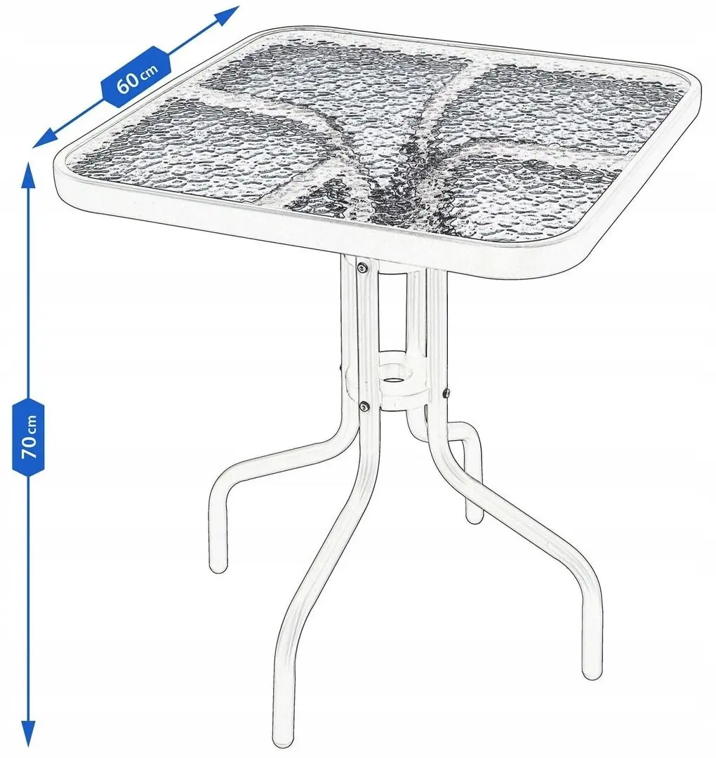 Set mobilier de gradina Jumi Fiesta OM-967977 (Black) - 3
