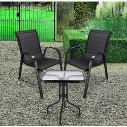 Set mobilier de gradina Jumi Fiesta OM-967977 (Black)