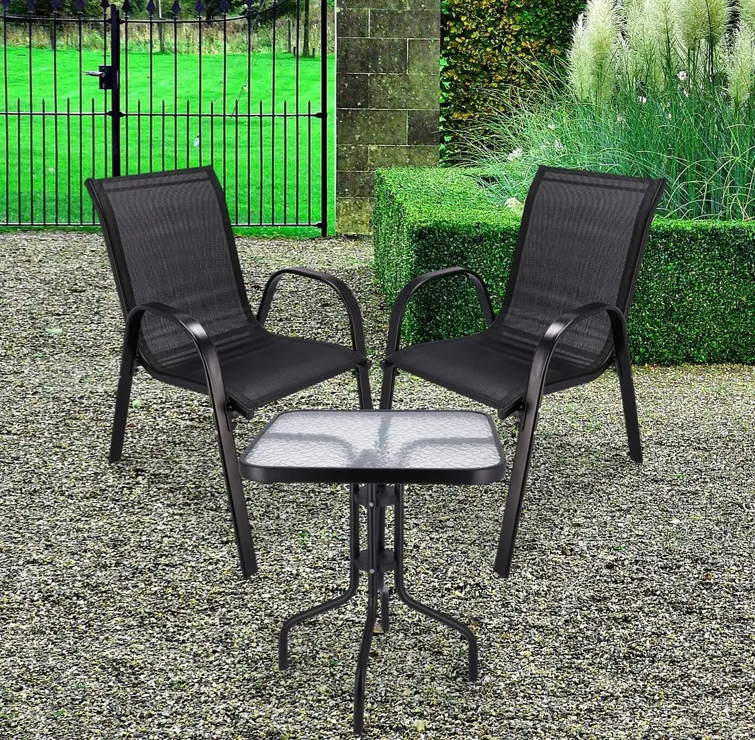 Set mobilier de gradina Jumi Fiesta OM-967977 (Black)