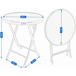 Set mobilier de gradina Jumi OM-886094 (Black) Thumb