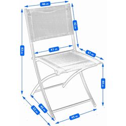 Set mobilier de gradina Jumi OM-886094 (Black) Thumb