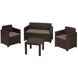 Set mobilier de gradina Keter Alabama (Brown/Taupe)