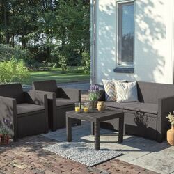 Set mobilier de gradina Keter Alabama (Graphite/Gray) Thumb