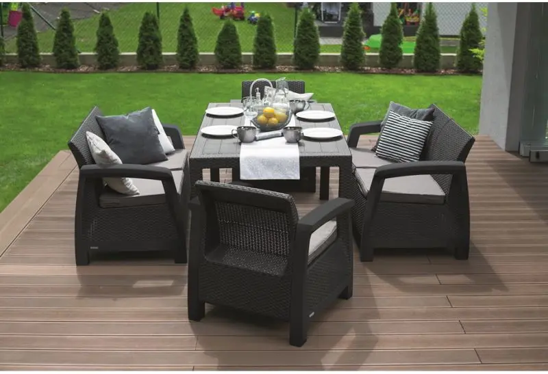 Комплект садовой мебели Keter Bahamas Fiesta (Graphite) - 2