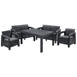 Set mobilier de gradina Keter Bahamas Fiesta (Graphite)