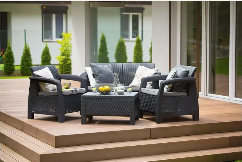 Set mobilier de gradina Keter Bahamas (Graphite) - 3