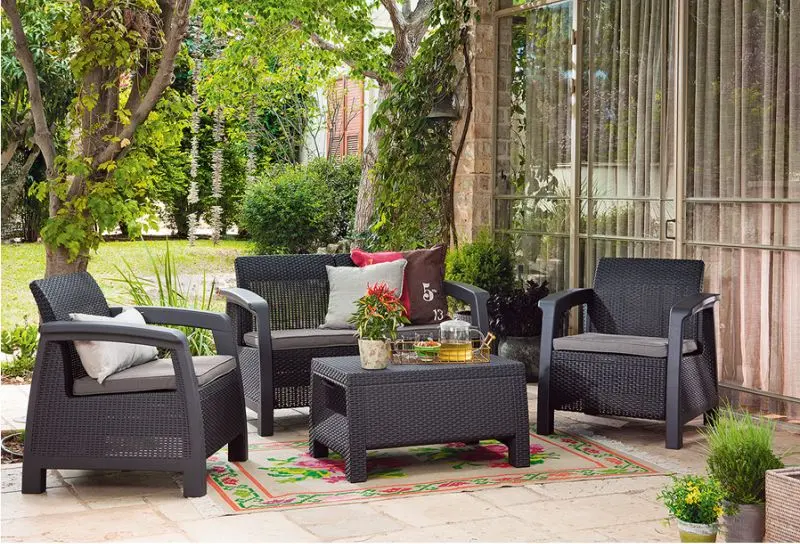 Set mobilier de gradina Keter Bahamas (Graphite) - 6