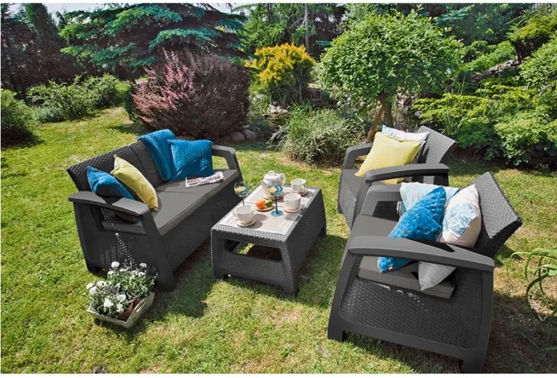 Set mobilier de gradina Keter Bahamas (Graphite) - 7