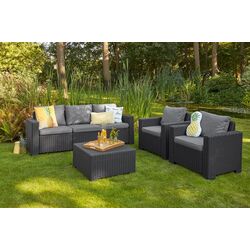 Set mobilier de grădină Keter California 253326 (Graphite/Grey) Thumb