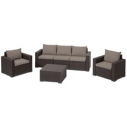 Set mobilier de grădină Keter California 3 253325 (Brown/Beige)