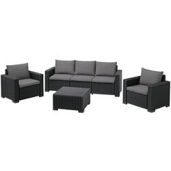 Set mobilier de gradina Keter California 3 (Graphite/Gray)