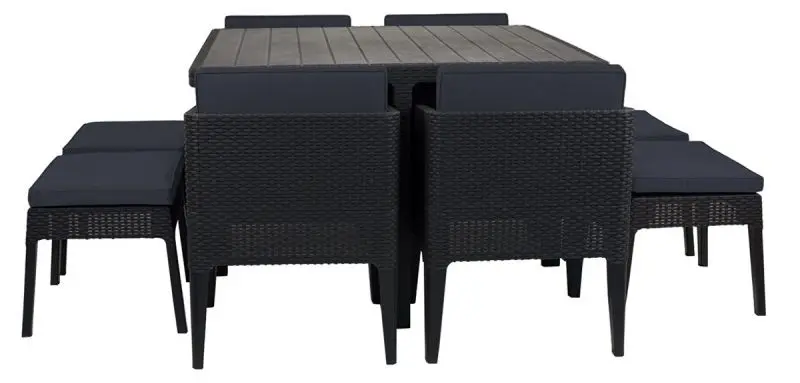 Set mobilier de gradina Keter Columbia 9 (Graphite) - 2