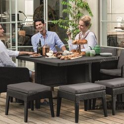 Set mobilier de gradina Keter Columbia 9 (Graphite) Thumb