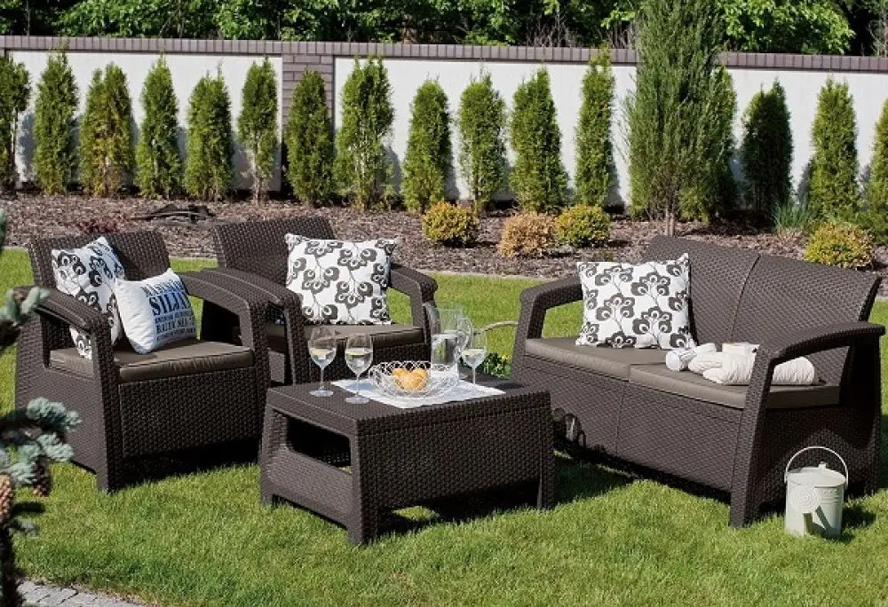 Set mobilier de gradina Keter Corfu (Brown) - 2