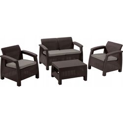 Set mobilier de gradina Keter Corfu (Brown)