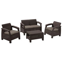Set mobilier de gradina Keter Corfu (Brown)