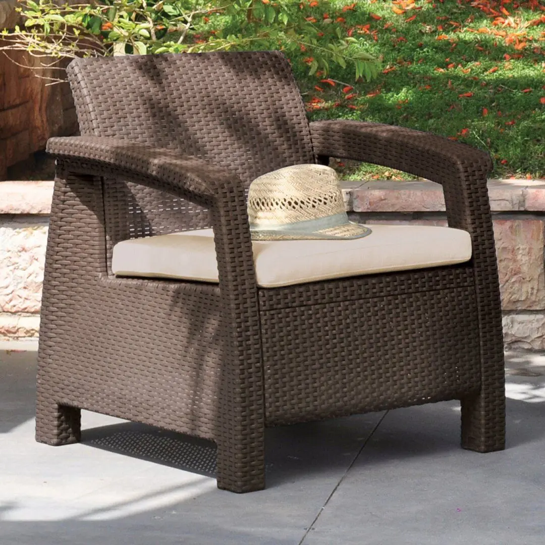 Комплект садовой мебели Keter Corfu (Brown/Warm Taupe)