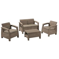 Set mobilier de gradina Keter Corfu (Cappuccino)