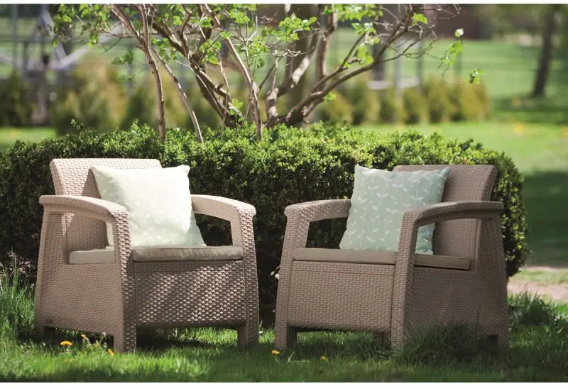 Set mobilier de gradina Keter Corfu (Cappuccino) - 5