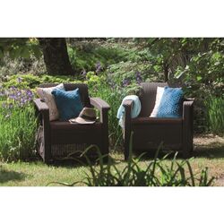 Set mobilier de gradina Keter Corfu Duo (Brown) Thumb