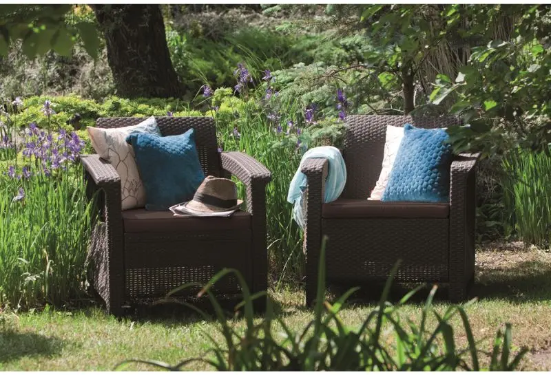 Set mobilier de gradina Keter Corfu Duo (Brown) - 2