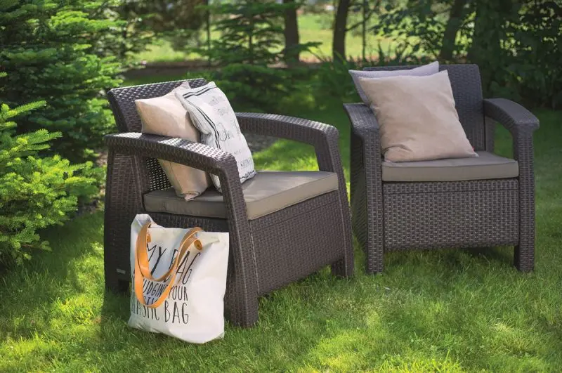 Set mobilier de gradina Keter Corfu Duo (Graphite) - 3