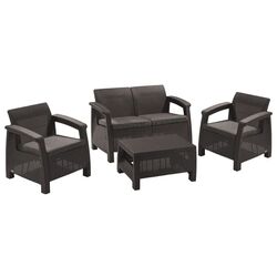 Set mobilier de gradina Keter Corfu (Graphite)
