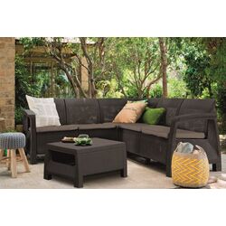 Set mobilier de gradina Keter Corfu Relax (Brown) Thumb