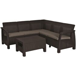 Set mobilier de gradina Keter Corfu Relax (Brown)