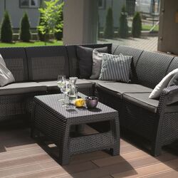 Set mobilier de gradina Keter Corfu Relax II (Graphite) Thumb