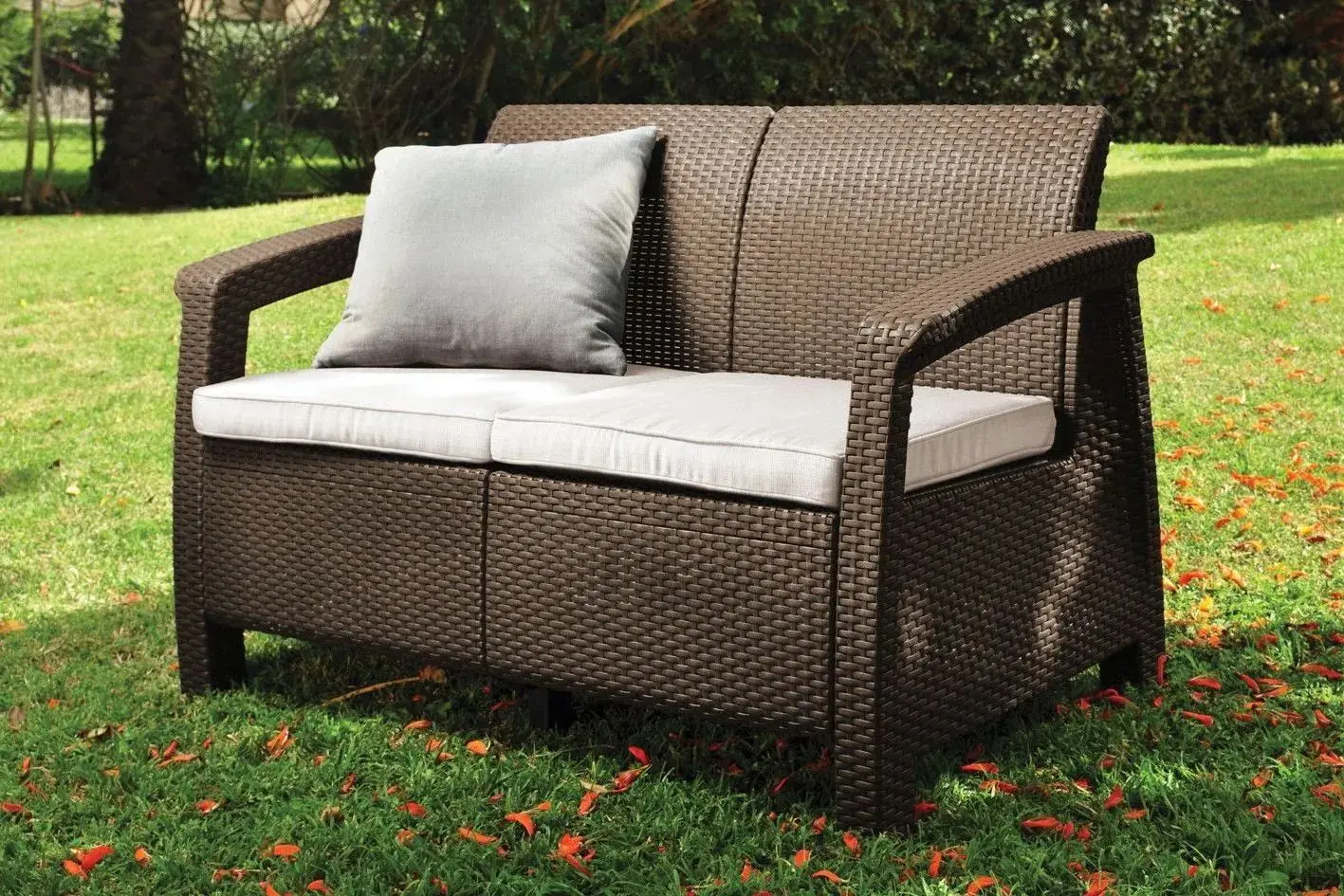 Set mobilier de gradina Keter Corfu Rest (Brown) - 4