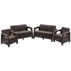 Set mobilier de gradina Keter Corfu Rest (Brown)