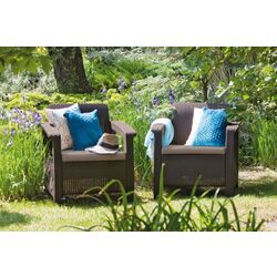 Set mobilier de gradina Keter Corfu Rest (Brown) Thumb
