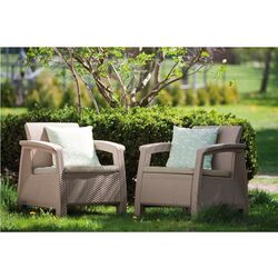 Set mobilier de gradina Keter Corfu Rest (Cappuccino) Thumb