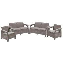 Set mobilier de gradina Keter Corfu Rest (Cappuccino)