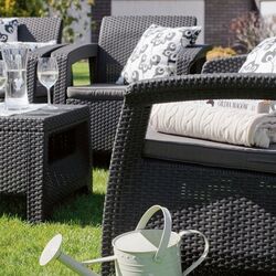 Set mobilier de gradina Keter Corfu Rest (Graphite) Thumb