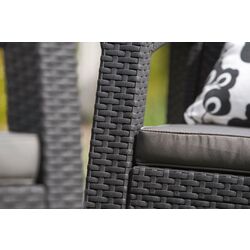 Set mobilier de grădină Keter Corfu Weekend 1910 (Graphite/Grey) Thumb