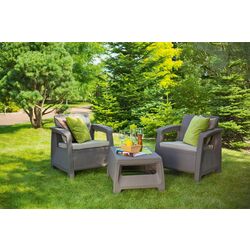 Set mobilier de grădină Keter Corfu Weekend 2322 (Cappuccino/Sand) Thumb