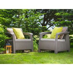 Set mobilier de grădină Keter Corfu Weekend 2322 (Cappuccino/Sand) Thumb