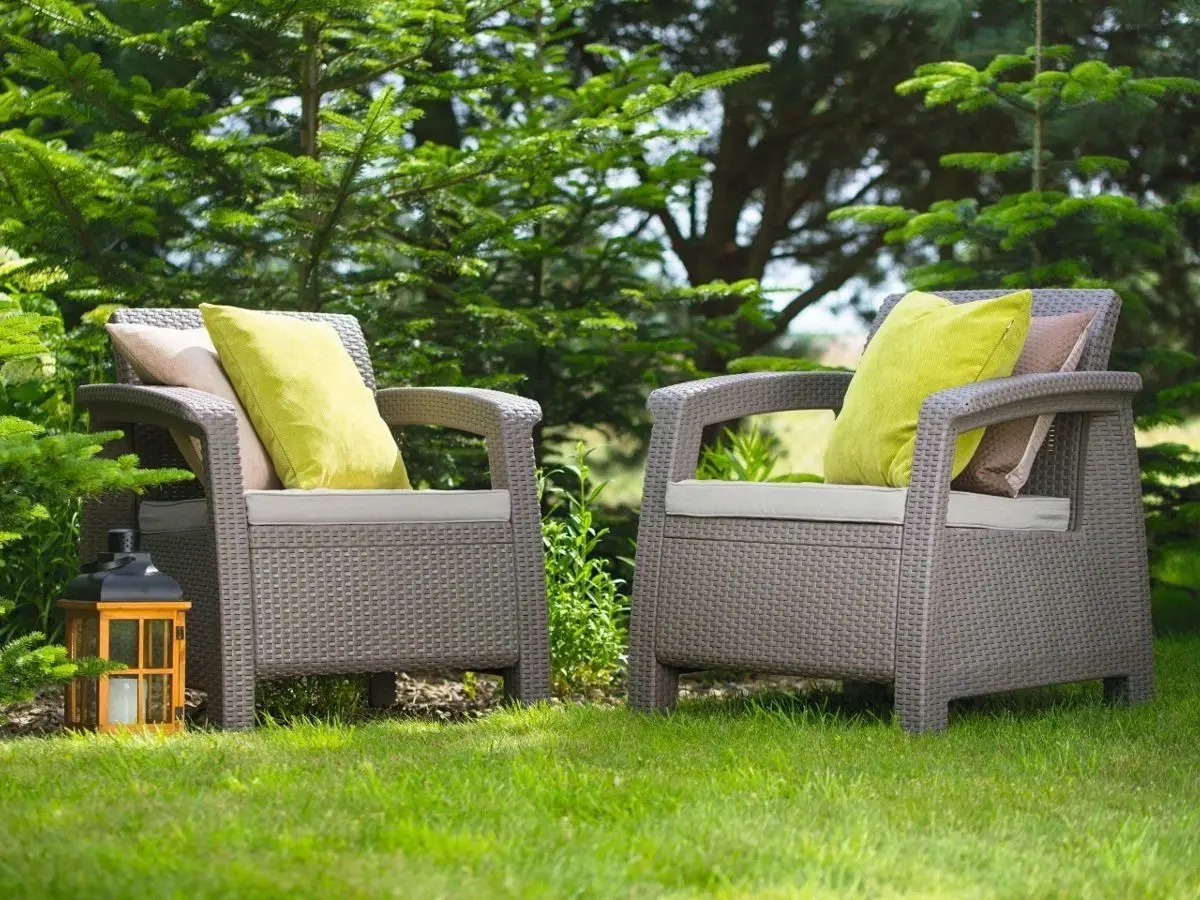 Set mobilier de grădină Keter Corfu Weekend 2322 (Cappuccino/Sand) - 3