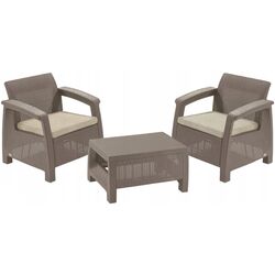 Set mobilier de gradina Keter Corfu Weekend (Cappuccino)