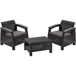Set mobilier de gradina Keter Corfu Weekend (Graphite)
