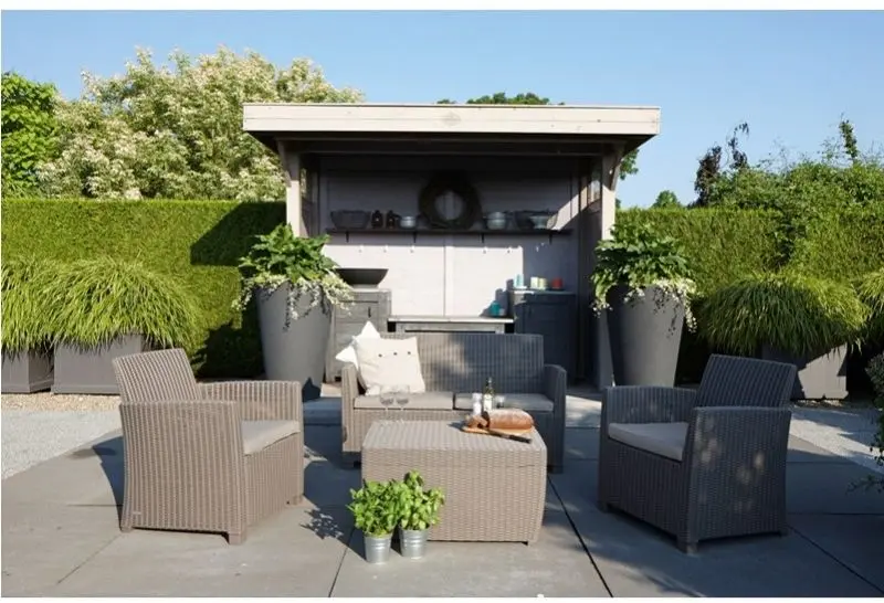 Set mobilier de gradina Keter Corona (Cappuccino) - 2