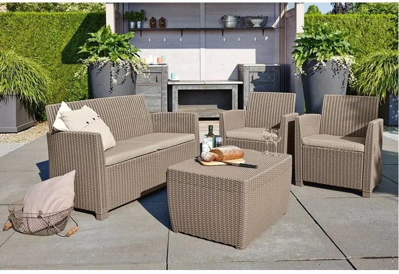 Set mobilier de gradina Keter Corona (Cappuccino) - 3