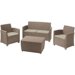 Set mobilier de gradina Keter Corona (Cappuccino)