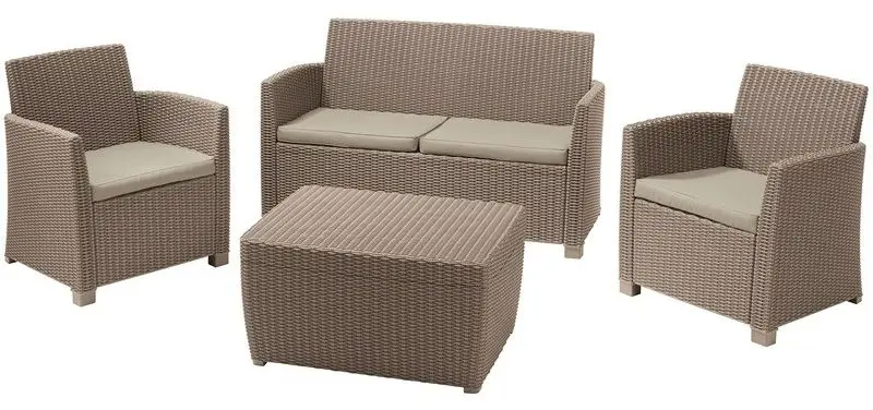 Set mobilier de gradina Keter Corona (Cappuccino)