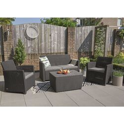 Set mobilier de gradina Keter Corona (Graphite) Thumb