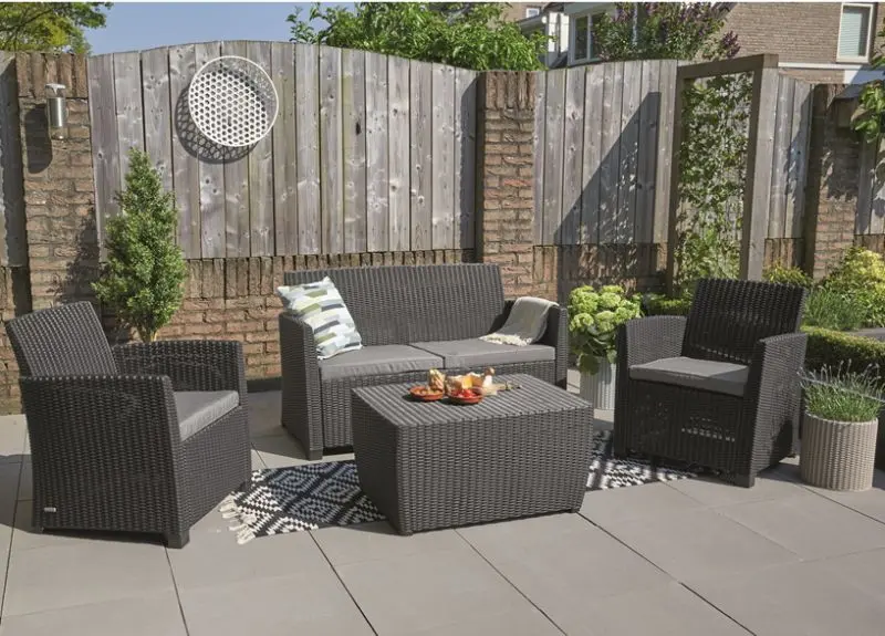 Set mobilier de gradina Keter Corona (Graphite) - 4