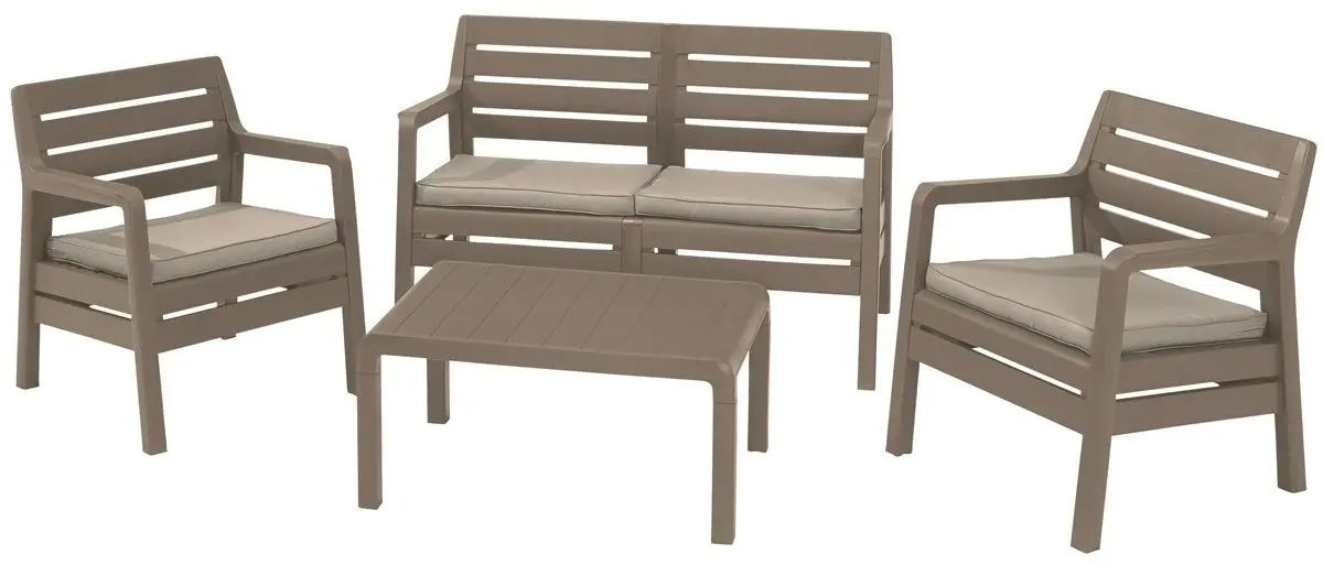 Set mobilier de gradina Keter Delano (Cappuccino)