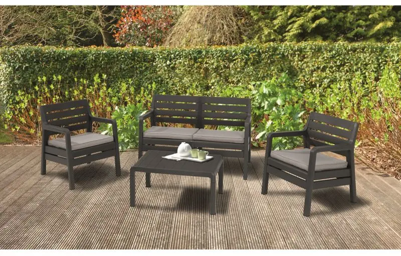 Комплект садовой мебели Keter Delano (Graphite) - 5